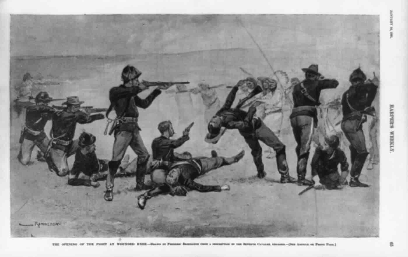 Memorial site at Wounded Knee, commemorating the 1890 massacre of Lakota Sioux