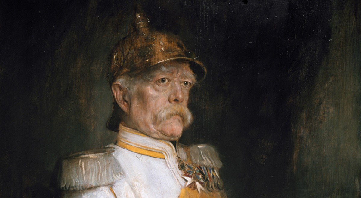 Portrait of Otto von Bismarck, the Iron Chancellor and master of political strategy