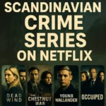 “Maxmag thumbnail showcasing The Chestnut Man, Young Wallander, Borderliner, and Bordertown — four standout picks from the Best Scandinavian Crime Series on Netflix.”