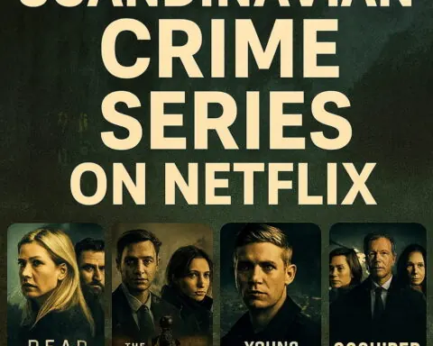 “Maxmag thumbnail showcasing The Chestnut Man, Young Wallander, Borderliner, and Bordertown — four standout picks from the Best Scandinavian Crime Series on Netflix.”